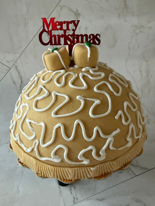 Bola de oro Navideña 4"