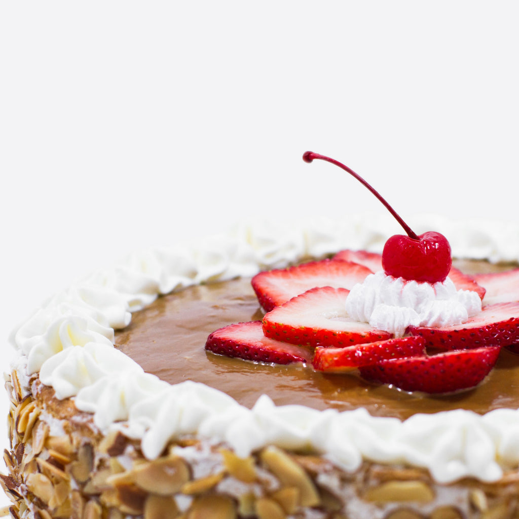 Strawberry and Chantilly Soufflé Cake