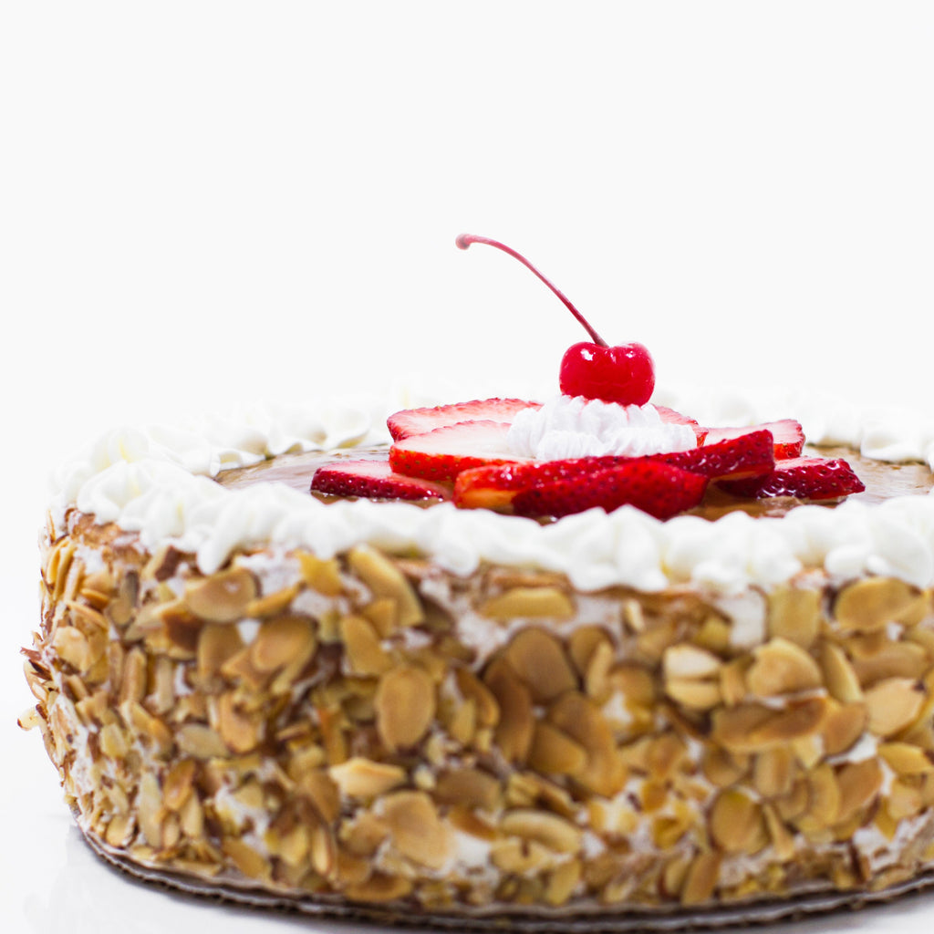 Strawberry and Chantilly Soufflé Cake