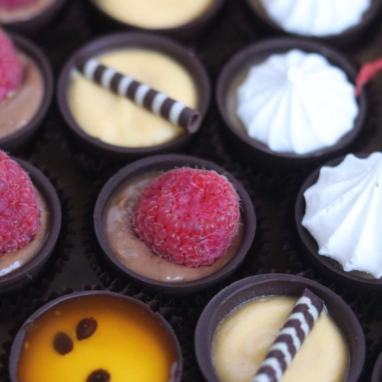 Chocolate Baskets with Filling