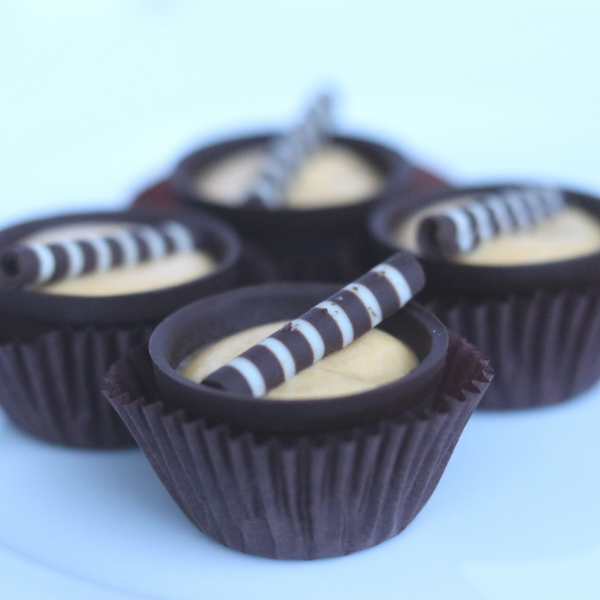 Chocolate Baskets with Filling