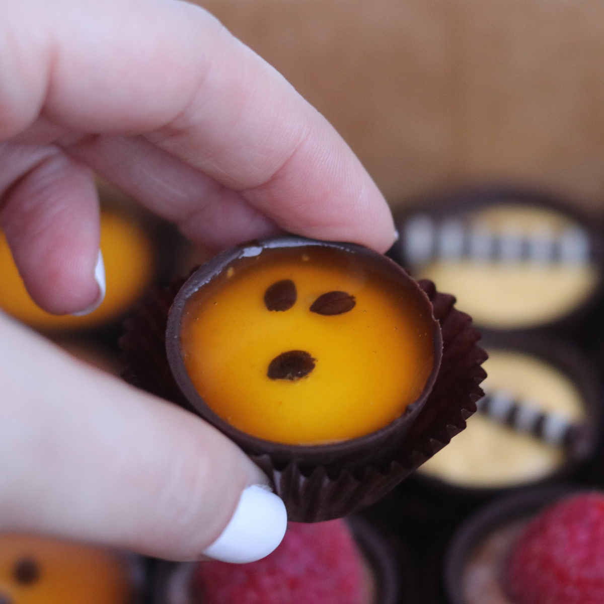 Chocolate Baskets with Filling